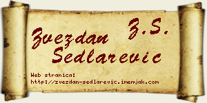 Zvezdan Sedlarević vizit kartica